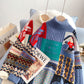Christmas sisters high neck sweater new Knitted Top  4924