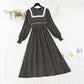 New women's Chiffon stitched hollow high-grade dress  4825
