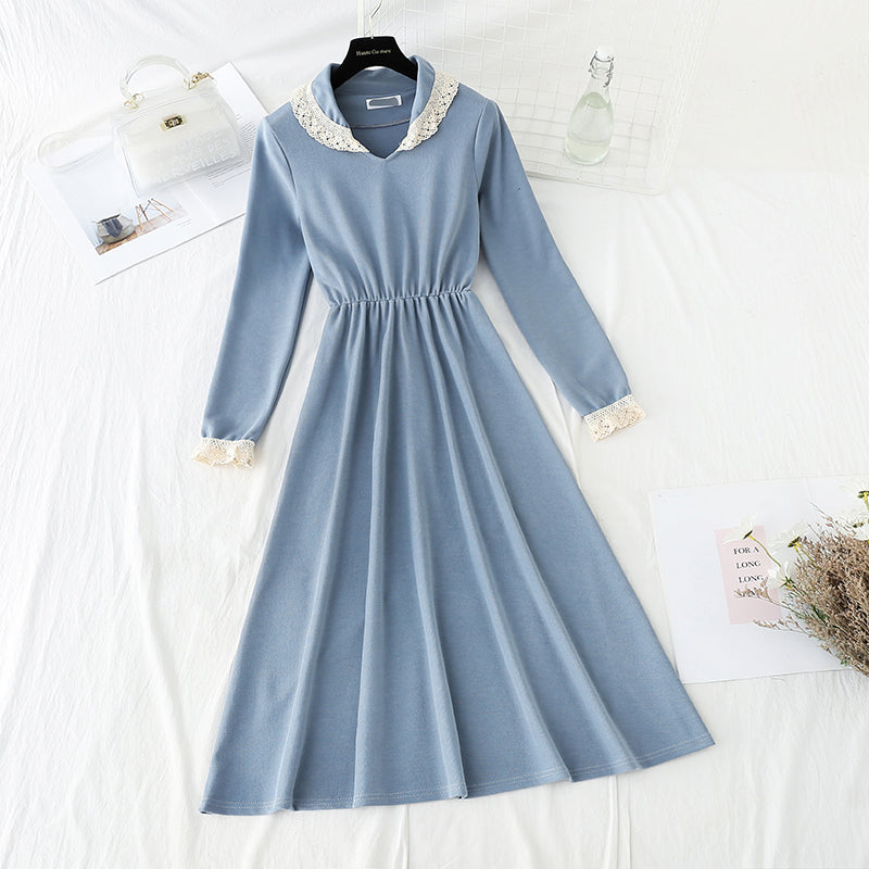 Nouvelle jupe en tricot slim avec un tempérament polyvalent 4568