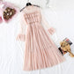 Fairy mesh sling bottomed long skirt two-piece set super xiansen series  4362