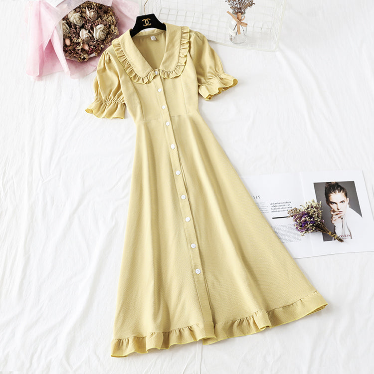 Narrow waist French Platycodon skirt  4481