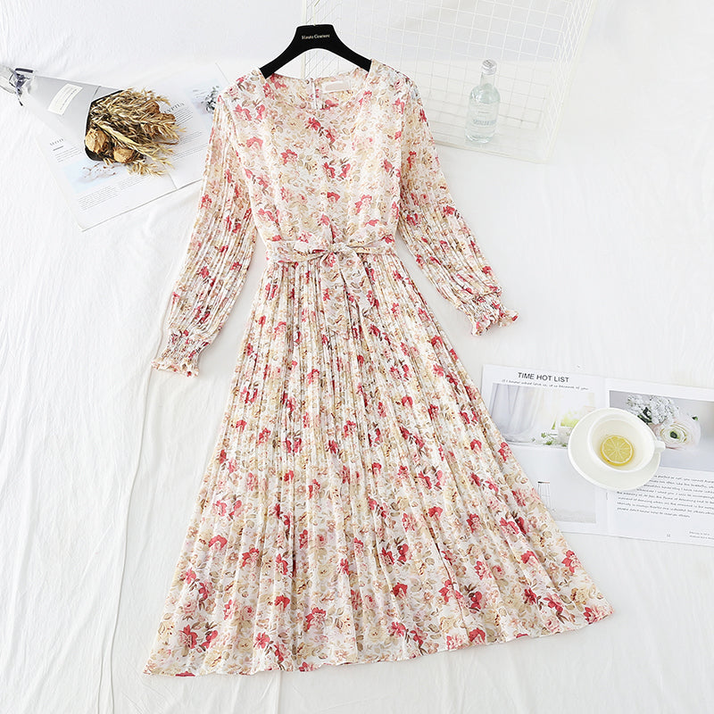 The new waist is slim, chiffon Fairy Dress  4536