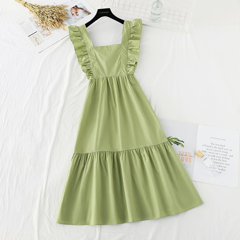 A skirt with a back bow, a salt, sweet, little skirt  4514