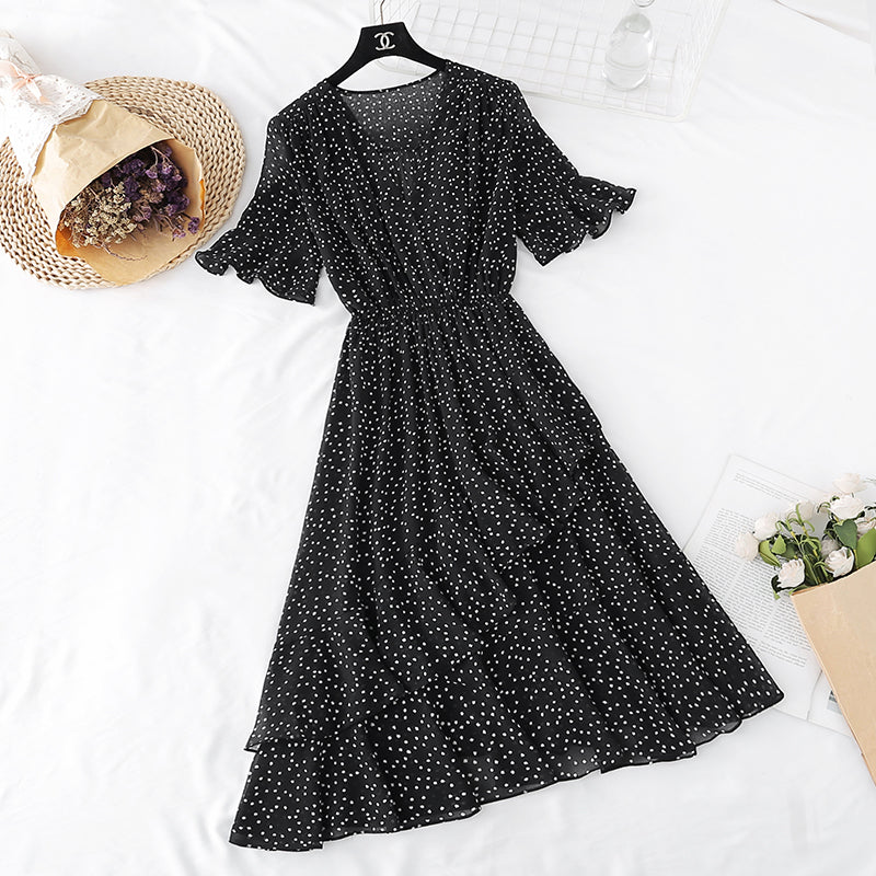 Neu Kikyo First Love Mori Chiffonrock mit unregelmäßigen Rüschen 4589