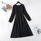 New style slim French retro dress  4551