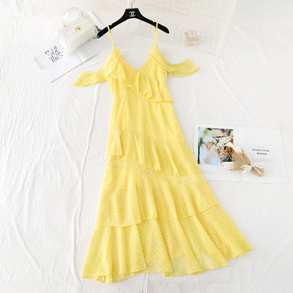 New sexy off shoulder holiday dress Xianqi super xiansen series  4502