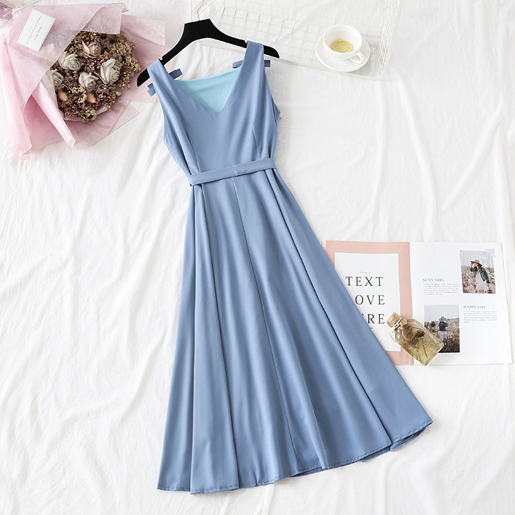 French Platycodon grandiflorum skirt is thin at the waist  4105