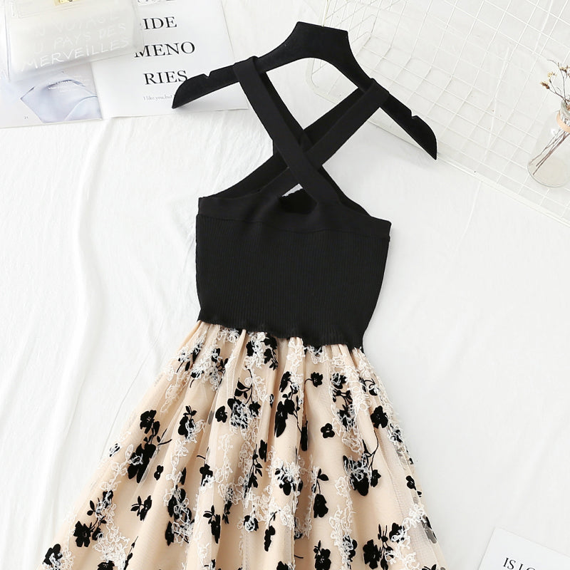 New French waist length fairy temperament small skirt  4131