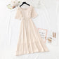 French retro dress fairy super xiansen style slim dress  4157