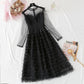 Mesh lace dress small fragrance layer upon layer cake long skirt  4294