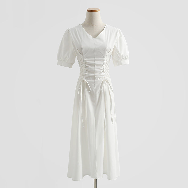 New fashion waist closing temperament high sense long skirt  4284