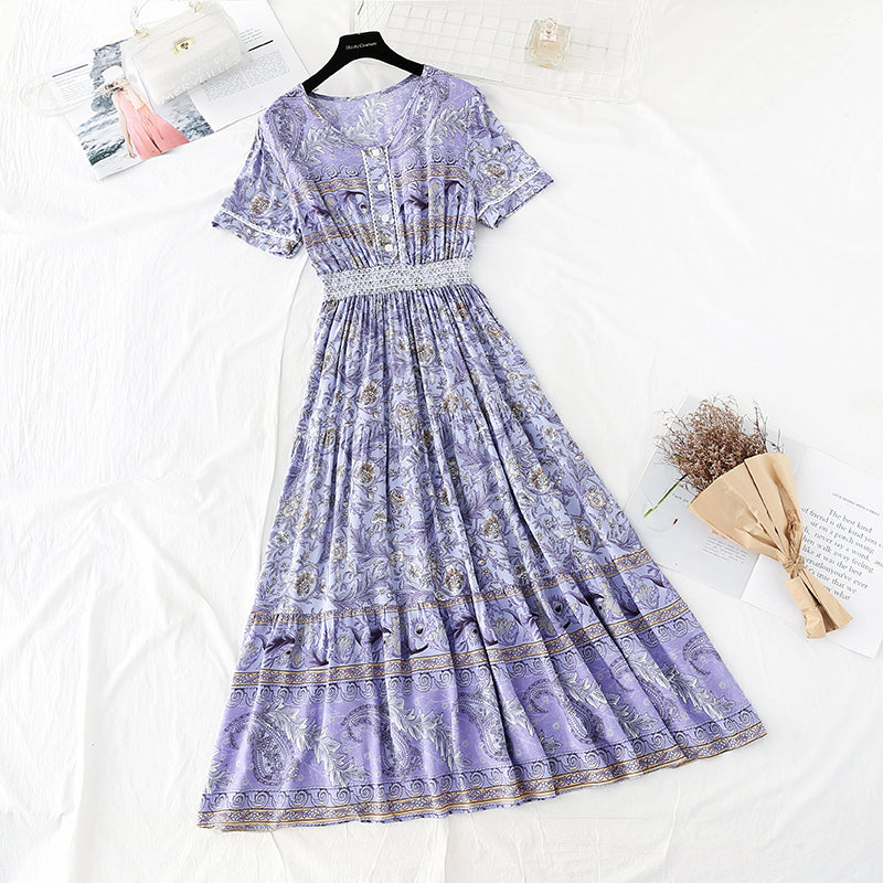 New Retro French holiday dress  4215