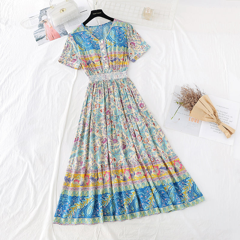 New Retro French holiday dress  4215