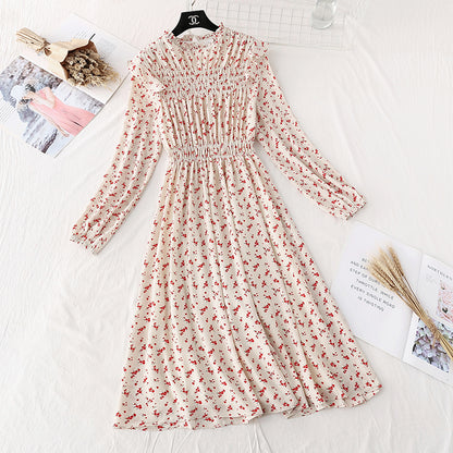 New fairy super xiansen French retro slim skirt  4048