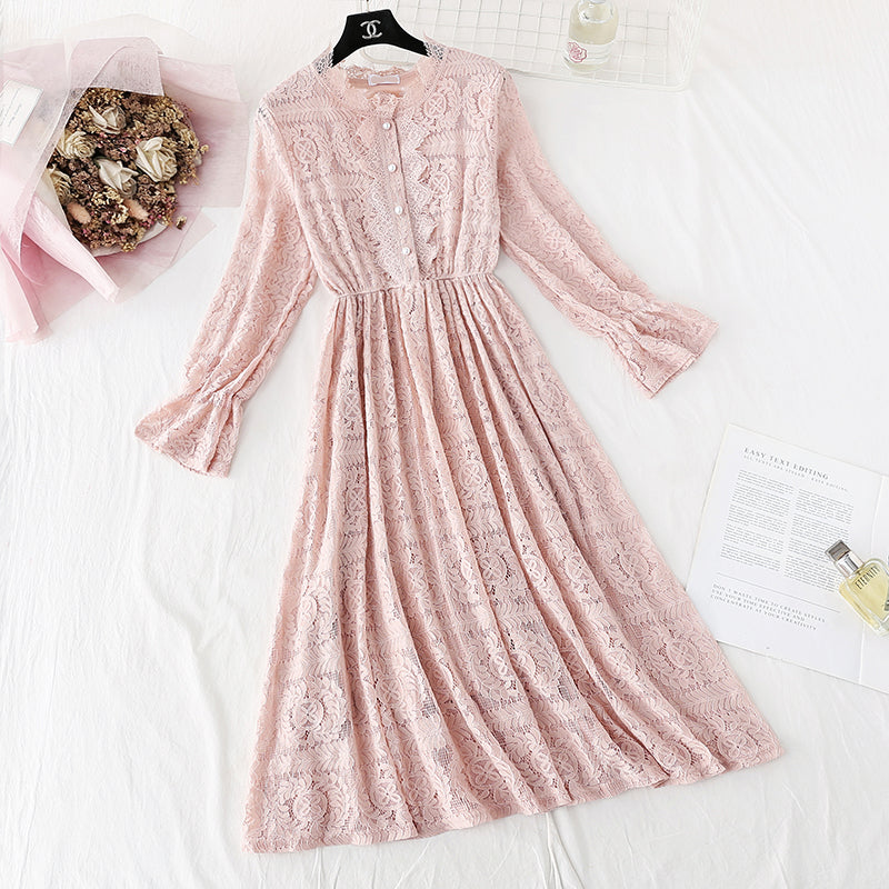 French retro skirt fairy super xiansen department, with a slim waist  4051