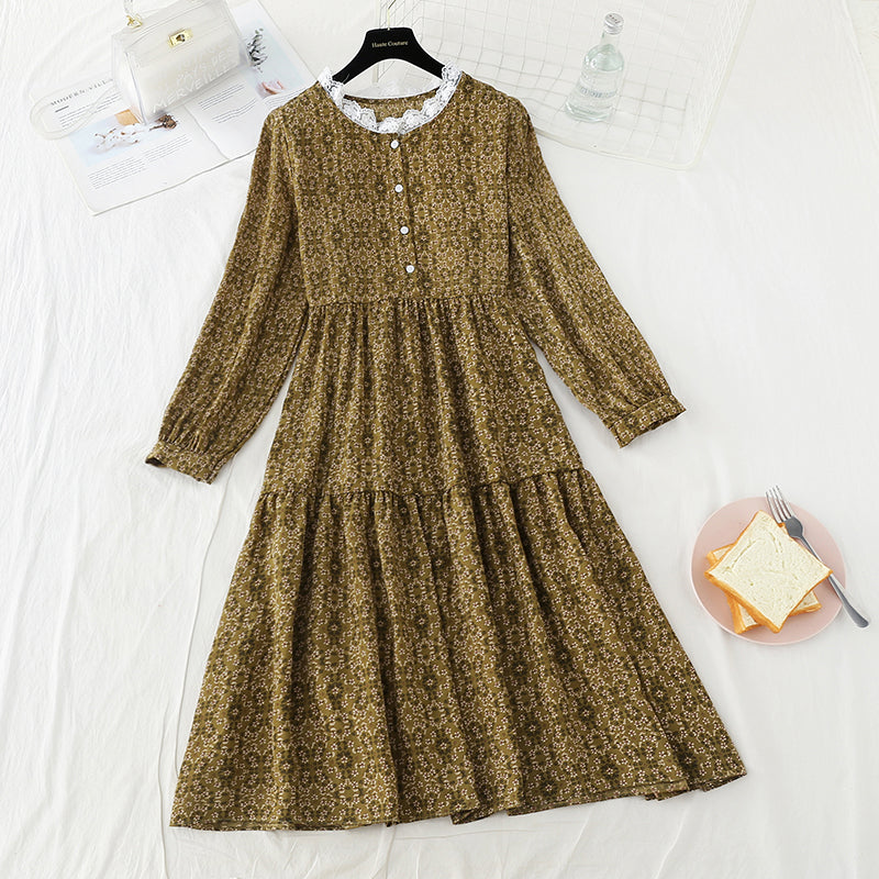 Spitze Spitzenkragen Knopf hoher dünner Bund Kleid Taille 3931