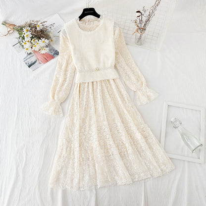 Spitzenkleid leicht reifes Temperament Rock Kinder 4067