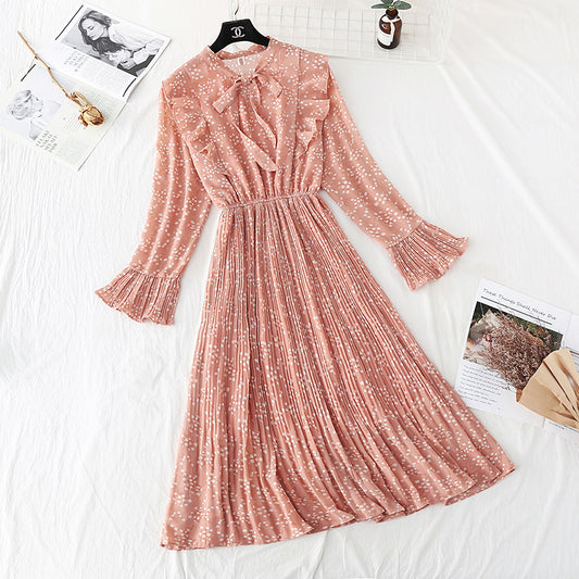 Retro Platycodon chiffon long skirt fairy super fairy series  3821