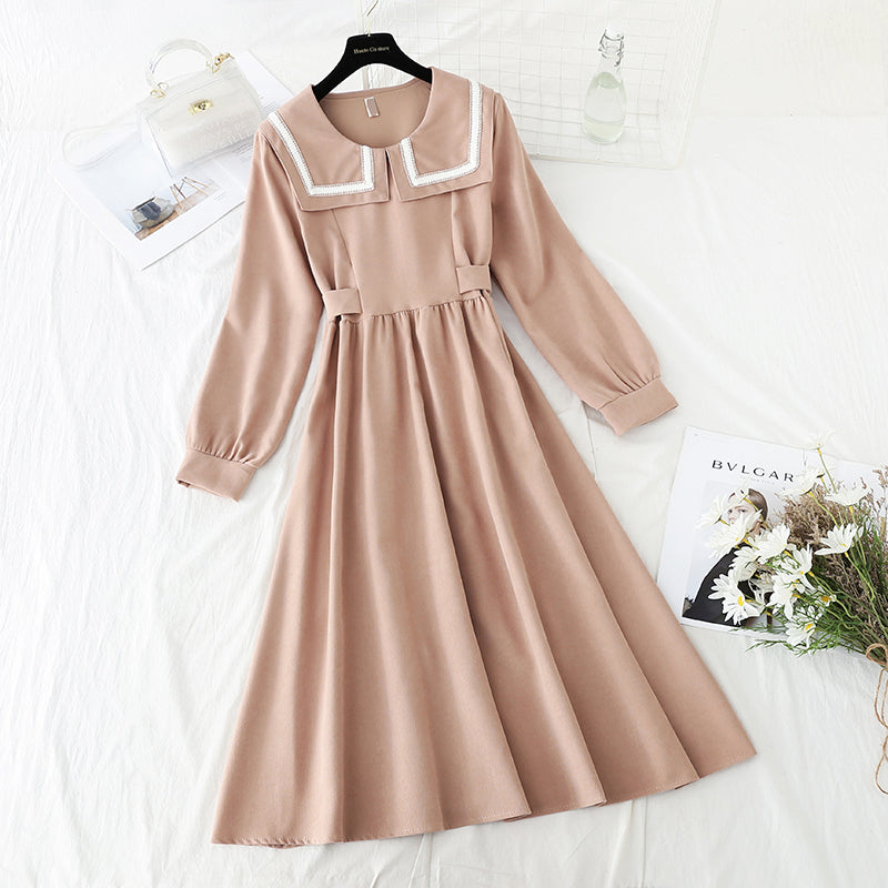 New style square pilot style, knee deep, small black skirt  4055