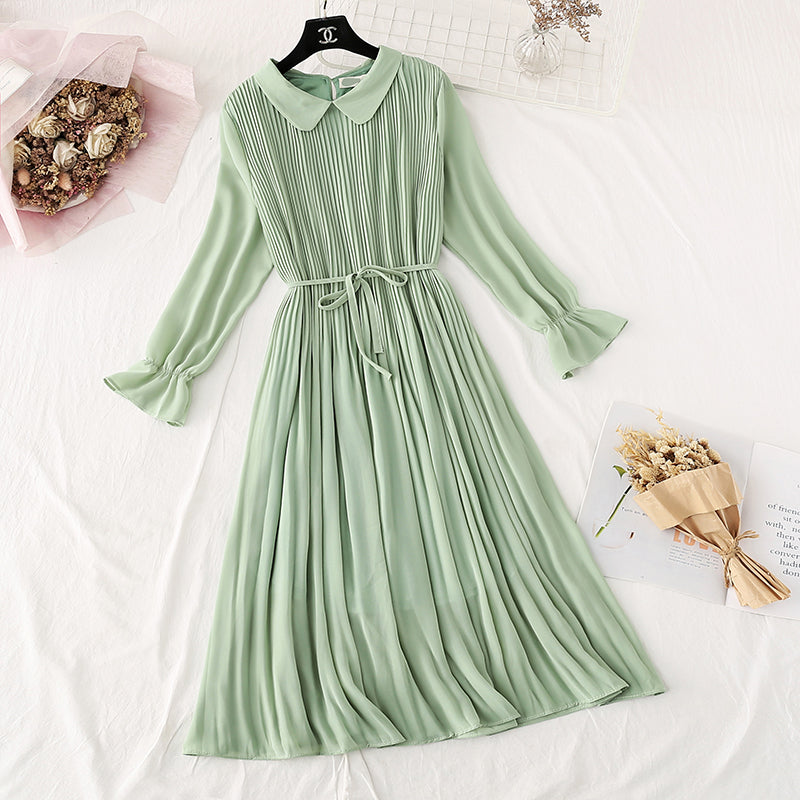 Slim fairy super xiansen vintage floral skirt  4033