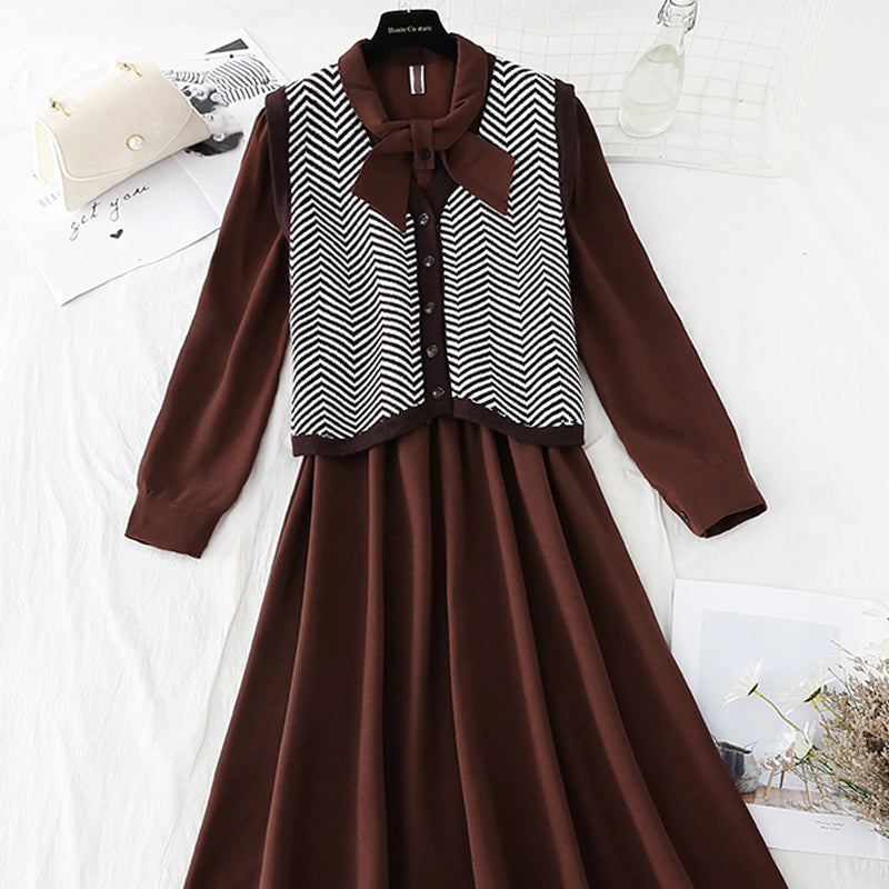 Slim and slim, slim and self made, the skirt can be salt and sweet, two sets of skirt  4073