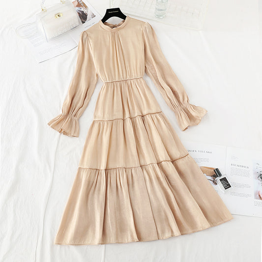 Vintage solid bow tie with a long skirt at the bottom  3830