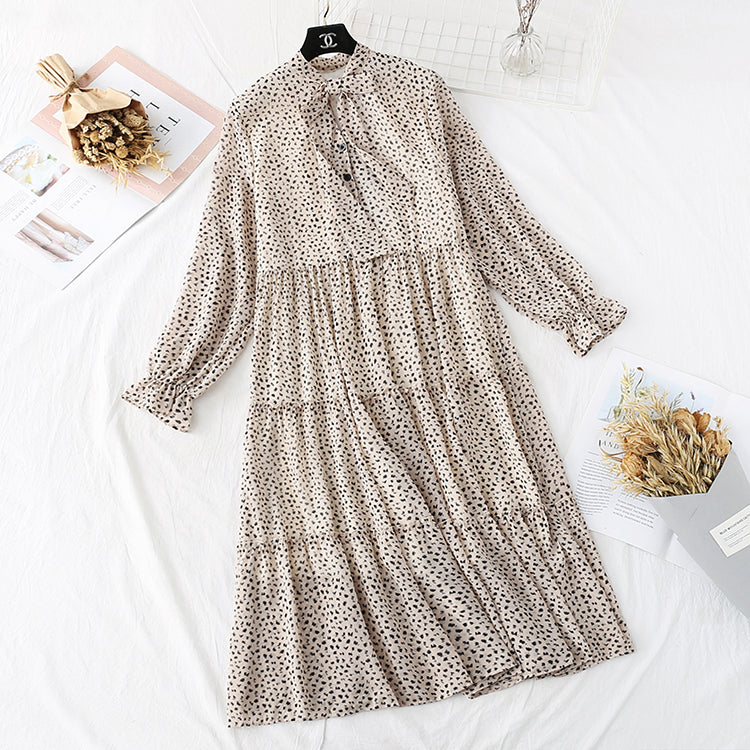 Jupe longue de poupée ample rétro française Jupe trapèze 3984