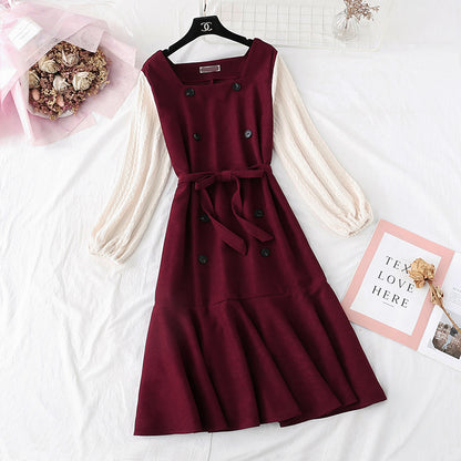 Jupe longue queue de poisson taille super fée rétro française 3981