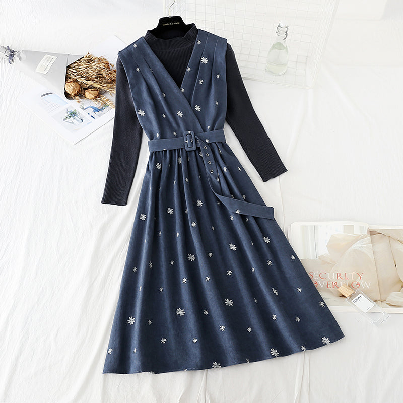 Christmas fashion suit two-piece skirt  4064