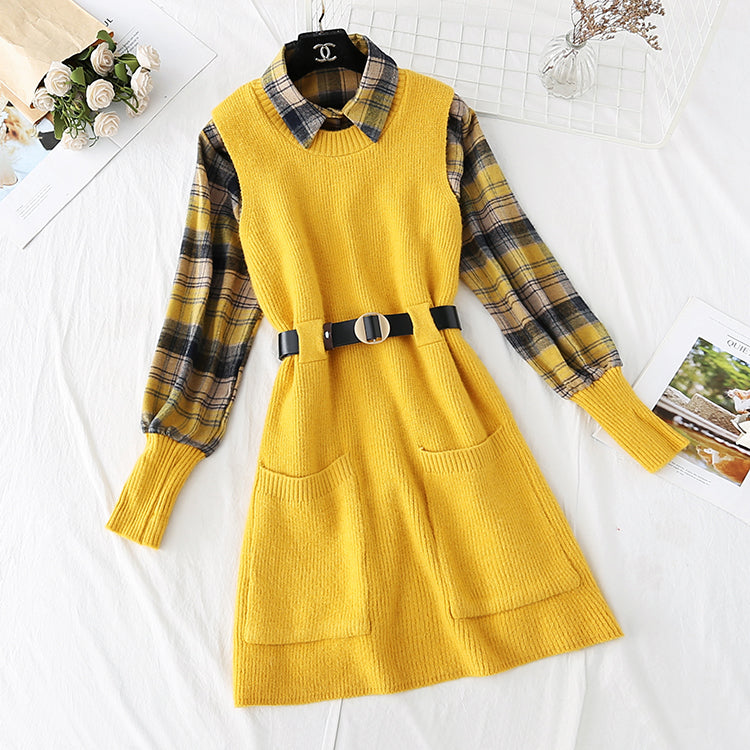 Celebrity xiaoxiangfeng suit dress  4019