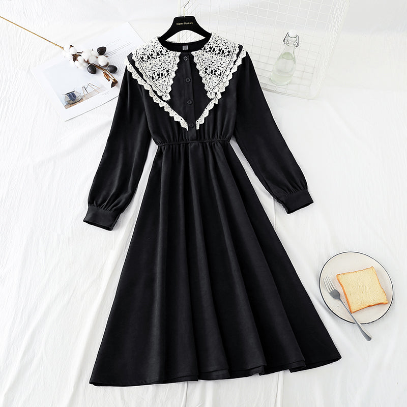 The new waist closing skirt shows a thin temperament  4054