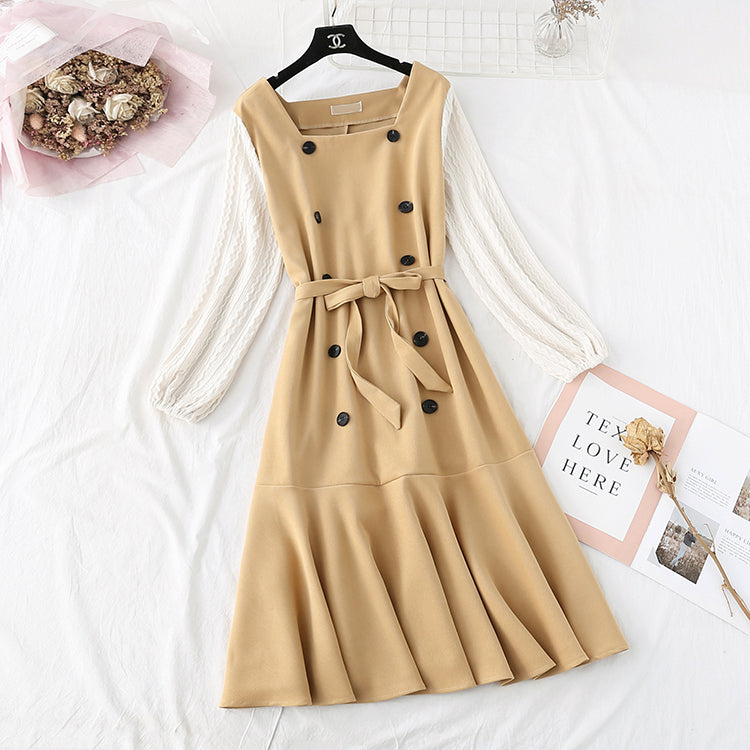 Jupe longue queue de poisson taille super fée rétro française 3981