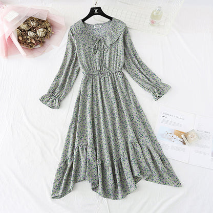 Broken flower fairy super fairy series irregular fishtail skirt  3808