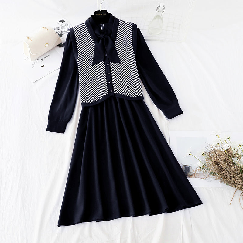 Slim and slim, slim and self made, the skirt can be salt and sweet, two sets of skirt  4073