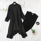 New knitted vest suit temperament two-piece suit with slim waist  3817