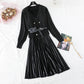 Sweater cardigan + pleated velvet suspender skirt  3950