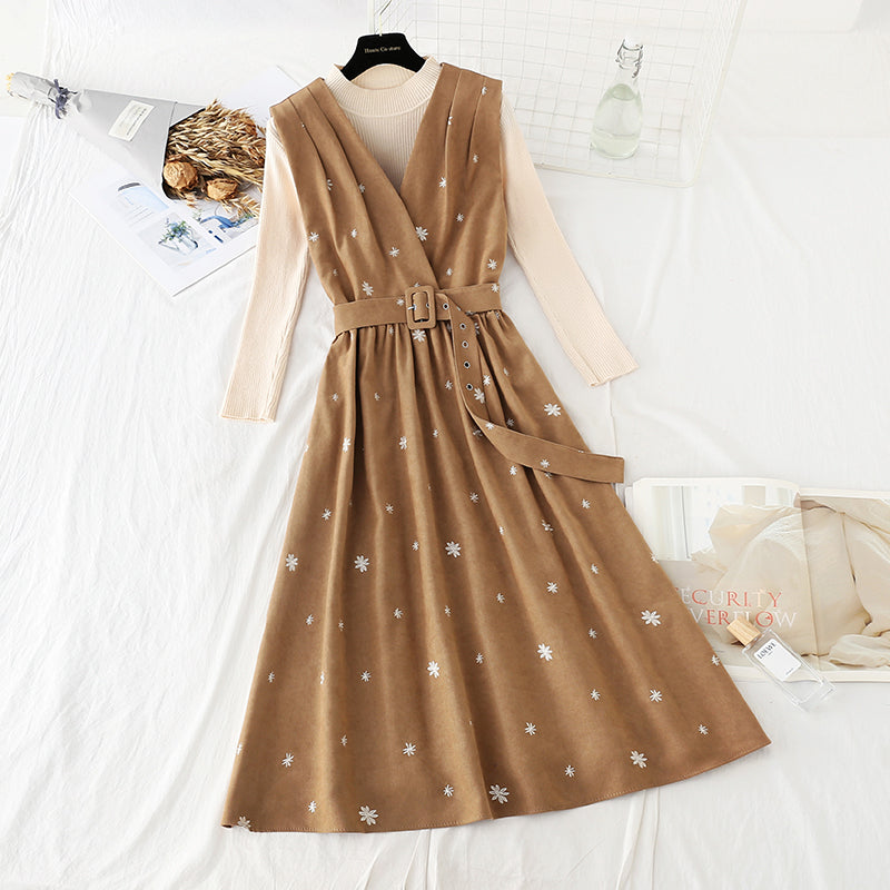 Christmas fashion suit two-piece skirt  4064