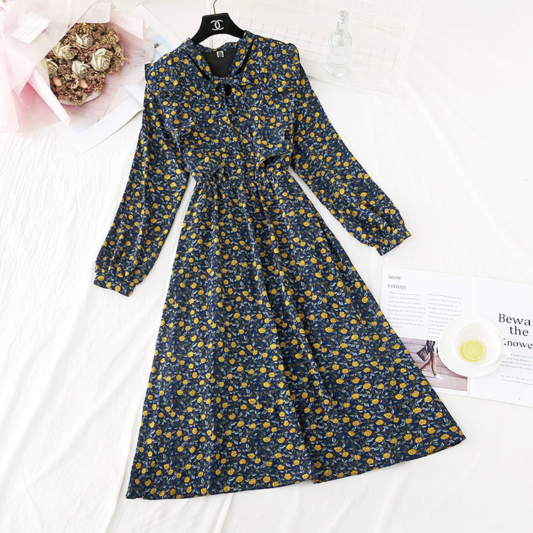 French style first love, retro super immortal, slim waist  3824