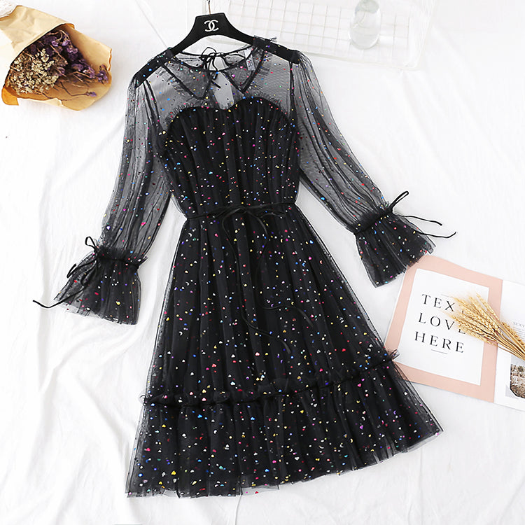 New fairy long sleeve doll super fairy loose doll collar with bottom skirt 3970