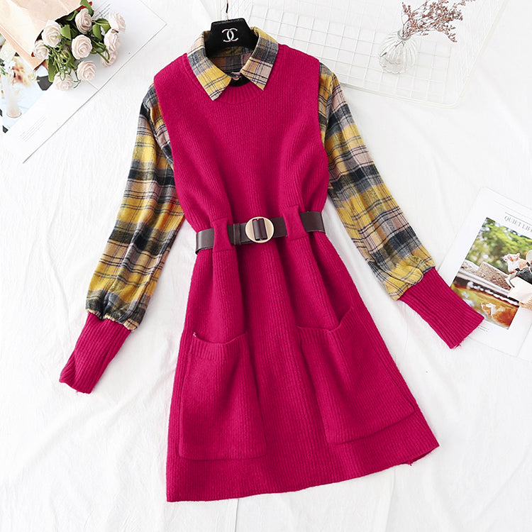 Celebrity xiaoxiangfeng suit dress  4019