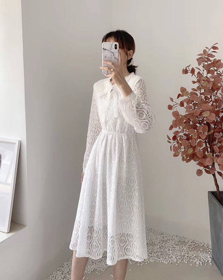 Langärmliger Knierock 3870 der Göttin mit hohem und dünnem Temperament