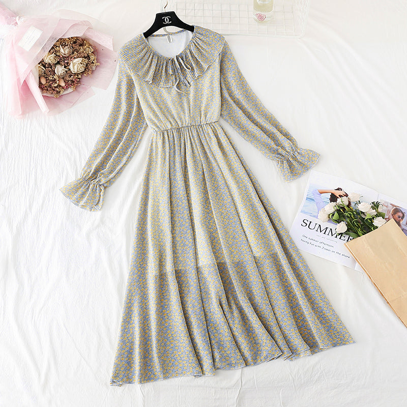 French retro dress sweet Platycodon skirt  3818