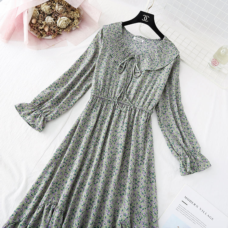 Broken flower fairy super fairy series irregular fishtail skirt  3808