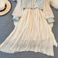Small fragrance suit women's Vest pleated lace up bottomed skirt  3773