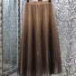 high waist elegant, fluffy fairy gauze A-line skirt  3696