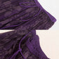 floral romantic skirt,purple silk skirt  3627