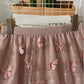 Super fairy sweet, butterfly long gauze skirt, new high waist skirt  3673