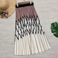 Spring/summer skirt, rhomboid print pleated skirt, high waist, striped patchwork  3675