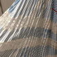 Spring and summer, new style, high waist color patchwork stripes pleated skirt, lace embroidery patchwork long skirt  3640