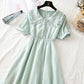 New French dress fairy super xiansen retro minority dress  4180
